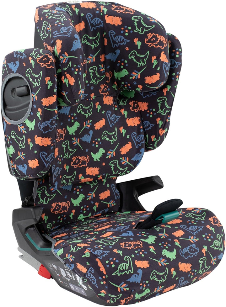 JYOKO KIDS Schutzhülle kompatibel mit Romer Kidfix (Romer Kidfix I-SIZE, Happy Dino)