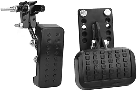 Keenso Anti-Rutsch-Beschleunigungskupplungs-Bremspedal-Set, Universelle Gas- und Bremspedalverlänger