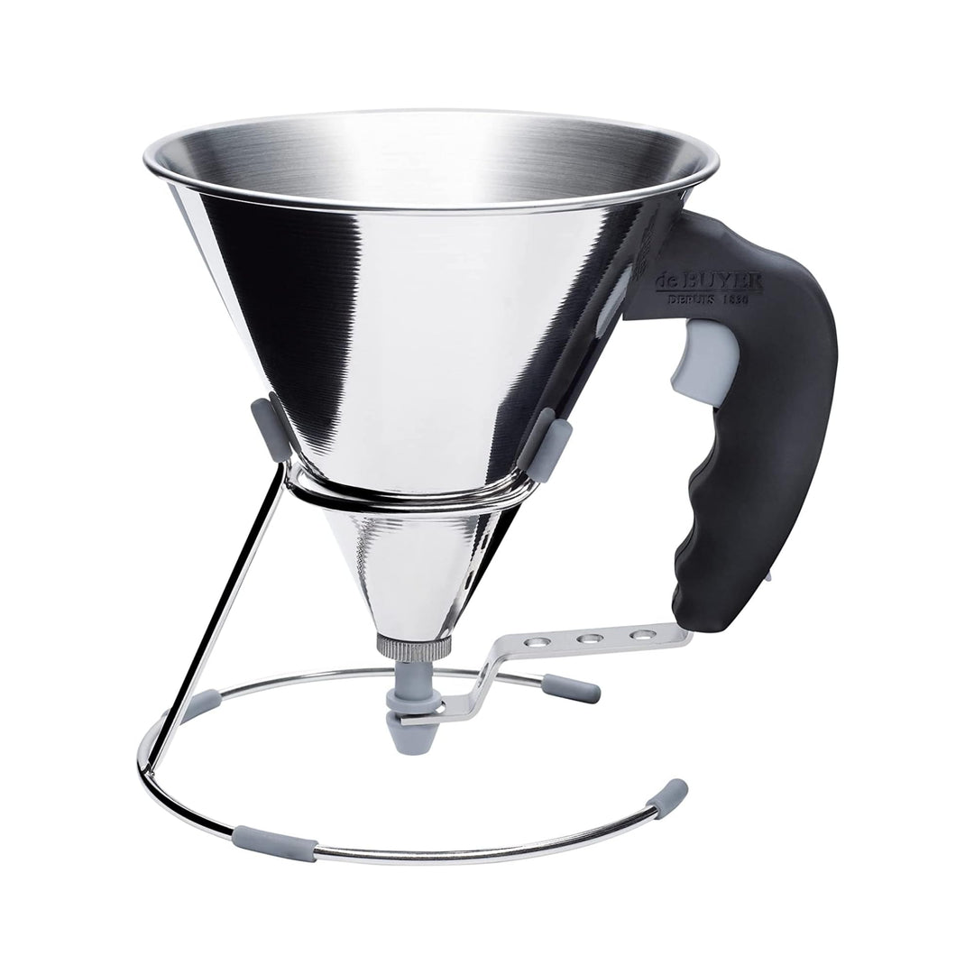 De Buyer Pfanne Fondanttricher, Edelstahl, schwarz, 18.5 x 15 x 15.5 cm