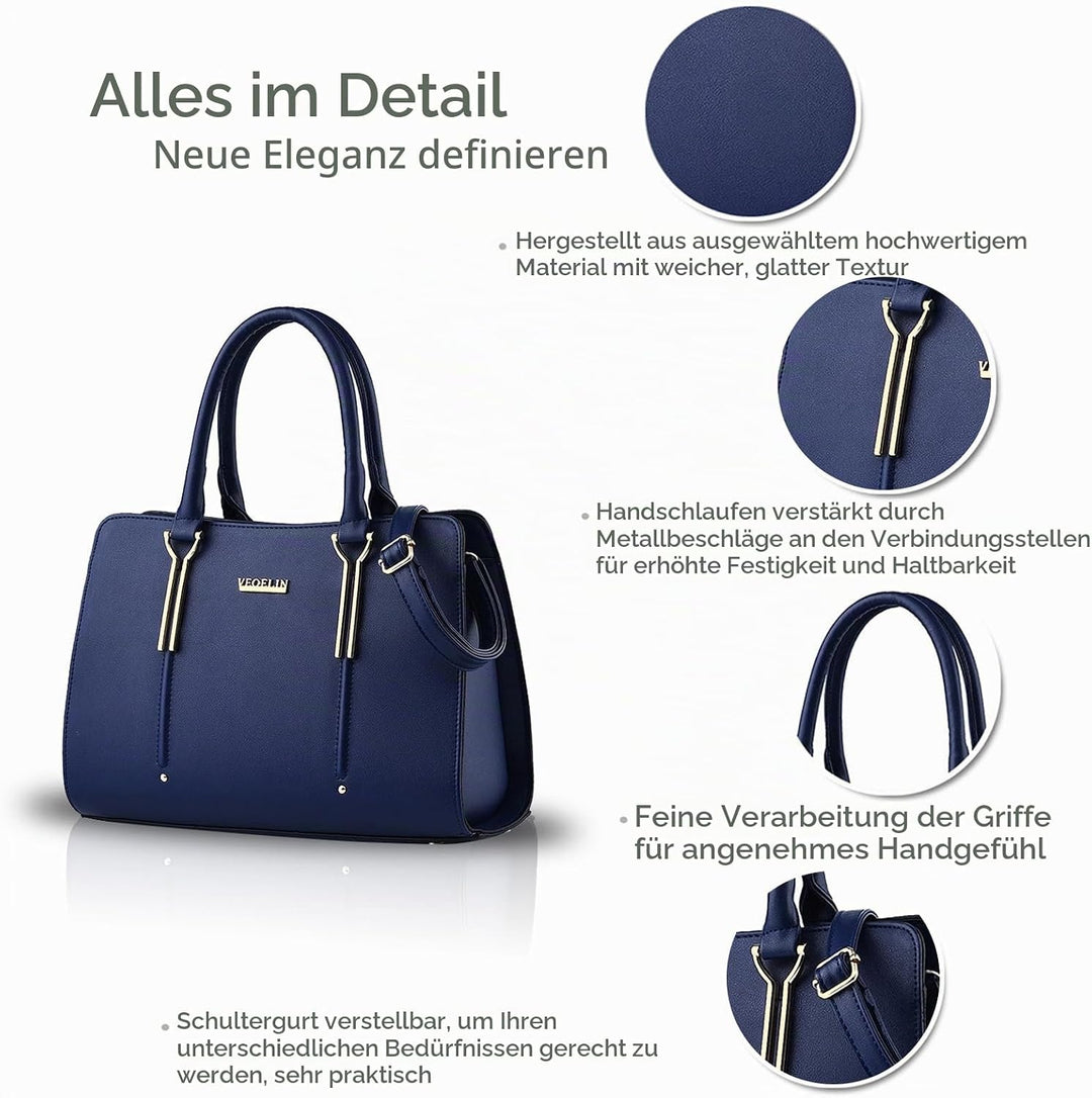 Nicole&amp;Doris New Präge Mode Wilde Reisetaschen Mädchen-Schule-Taschen Rucksäcke PU-Leder-Handtasche