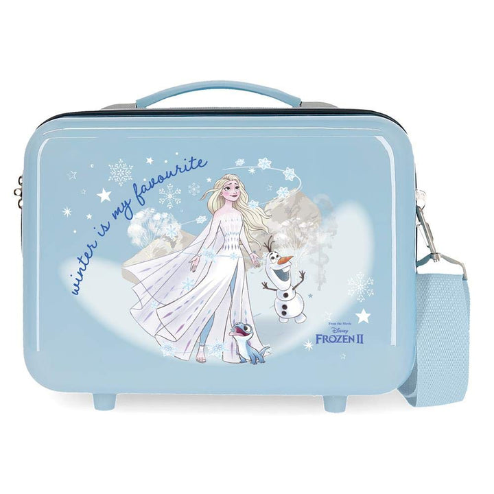 Disney Frozen Adventure Of My Mind Kosmetiktasche, anpassbar, Blau, 29 x 21 x 15 cm, starr, ABS 9,14