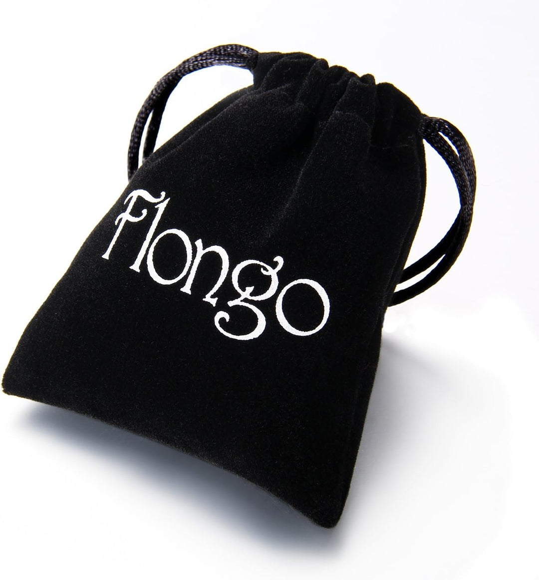 Flongo Herren Armband Männer Armreif Edelstahl Gross Schwer Armband Armreif Manschette Silber Hai Ha