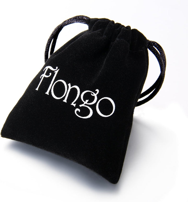 Flongo Herren Armband Männer Armreif Edelstahl Gross Schwer Armband Armreif Manschette Silber Hai Ha