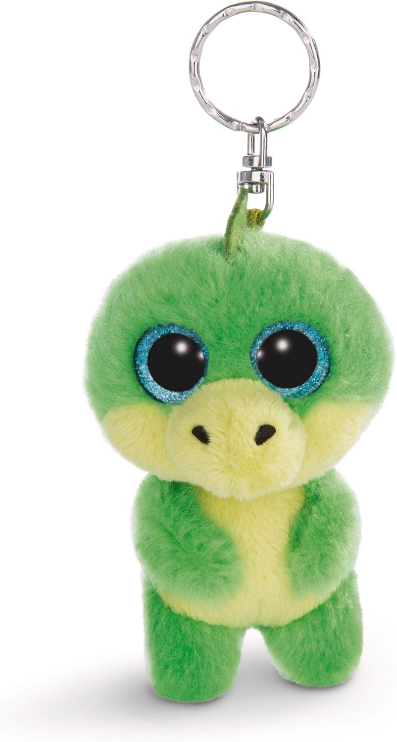 NICI 45543 Glubschis Schlüsselanhänger Drache McDamon 9cm, grosse Glitzeraugen, Plüschtier mit Schlü