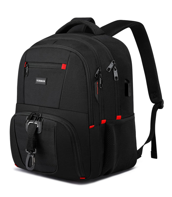 YIORMIOR Rucksack Herren Schulrucksack Jungen Teenager für 15,6 Zoll Laptop Rucksack Arbeit Wasserdi