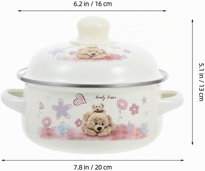 MAGICLULU 1 Stück Amphora - Emaille - Topf topf antihaftbeschichtet pfannensets auflauf sheet pan pf