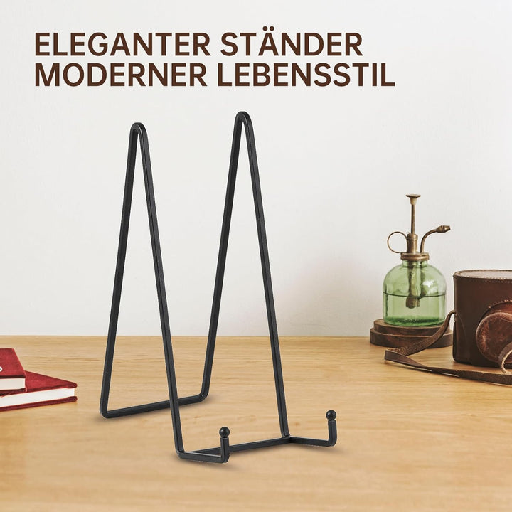 Staffelei Aufsteller Teller Ständer Metall - Tellerständer Gross - Deko Tellerhalter - Dekoteller Ha