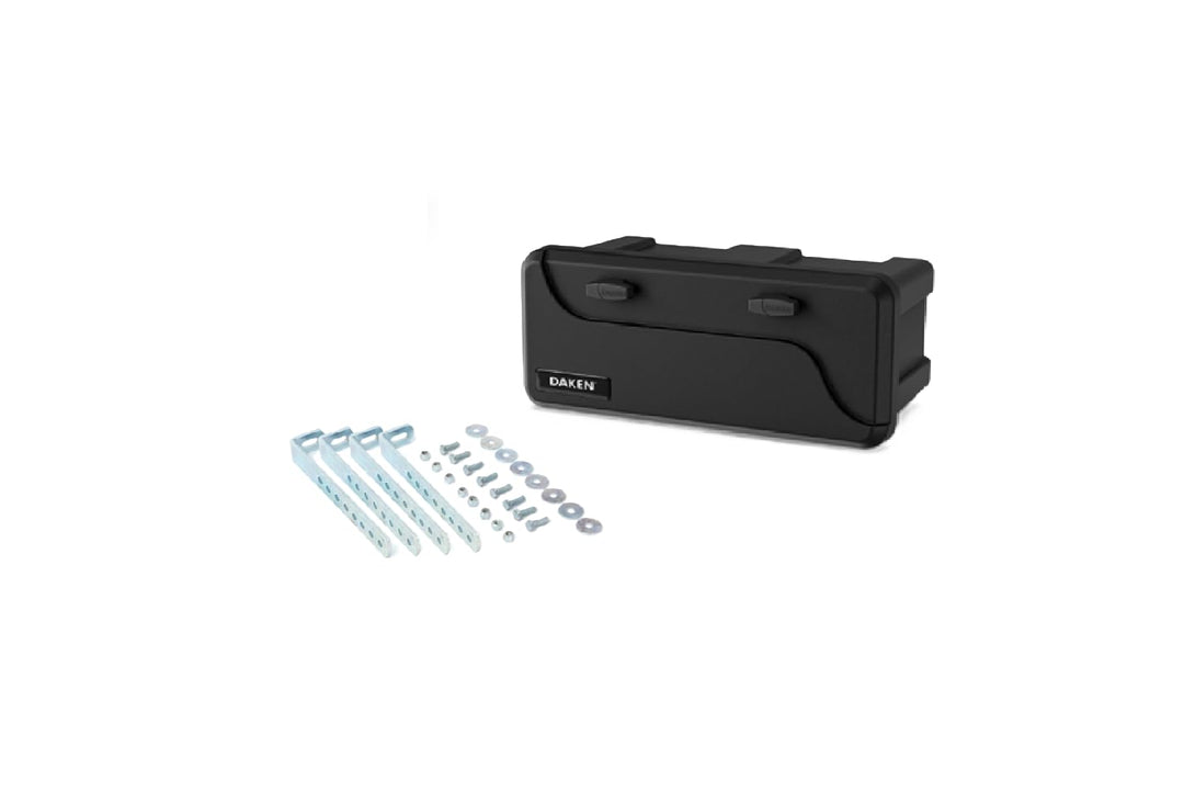 DAKEN BLACKIT 82202 Werkzeugkasten 23l Staukasten 550x250x295 mm für Anhänger und LKW Unterflurbox i