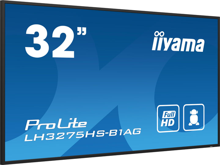 iiyama Prolite LH3275HS-B1AG 80cm 31,5" Digital Signage Display IPS LED Panel Full-HD HDMI DP USB2.0