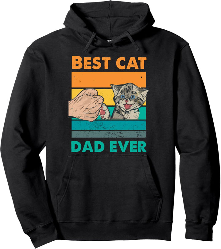 Bester Katzenvater aller Zeiten - Ich miaue zurück zu Katze Pullover Hoodie