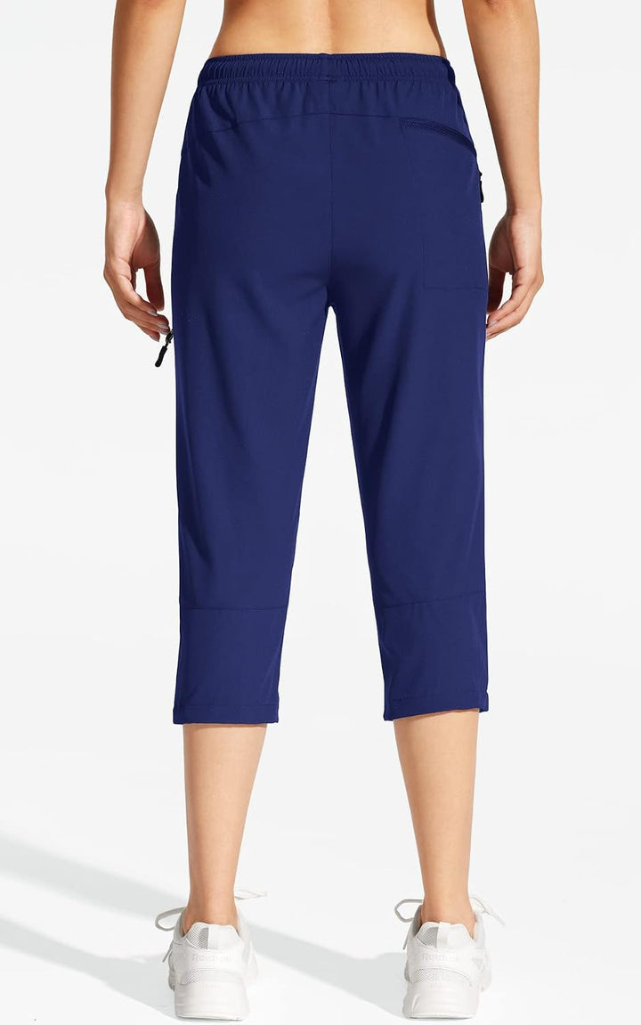 MOCOLY Damen Wanderhose Cargohose Wasserdicht Elastische Outdoorhose Cargo Jogginghose Trekkinghose