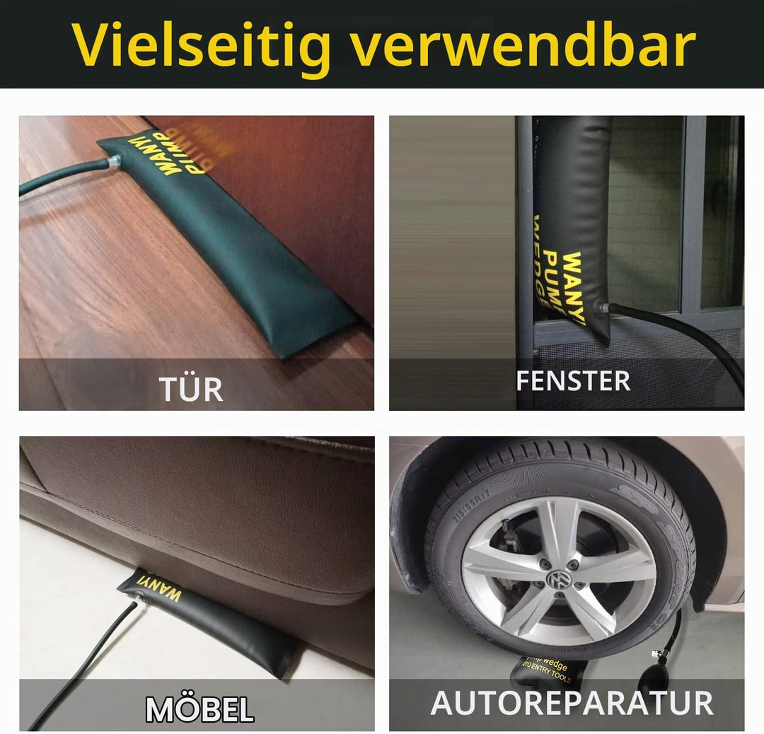 WANYI 2 Stück Montagekissen luftkissen Air Wedge Pump luftkissenheber hebekissen hebekissen für möbe