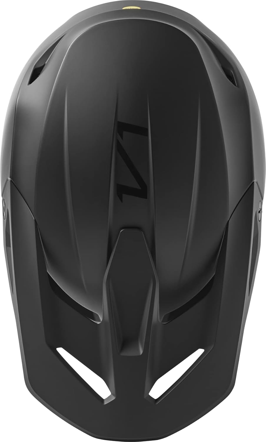 Fox Motocross-Helm V1 Solid Matte Black Schwarz XXL, Schwarz XXL