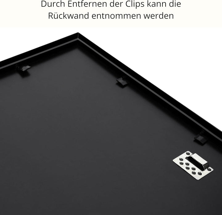 ACAZA Objektrahmen 60 x 80 cm, Aluminium Bilderrahmen mit Plexiglas, Trikotrahmen zur Aufbewahrung i