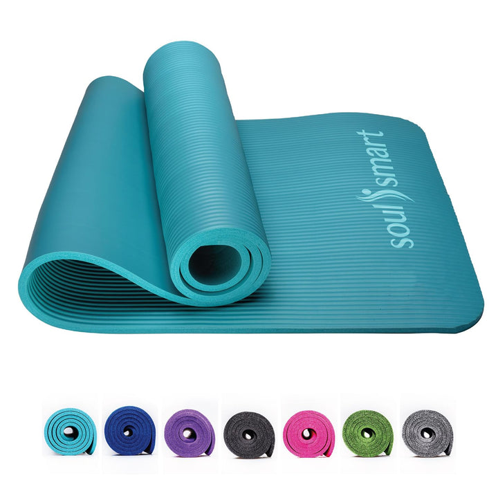 Yogamatte rutschfest Trainingsmatte für Fitness, Pilates & leichte Reisematte für zu Hause oder drau