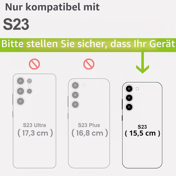 Carveit Holz Handyhülle für Galaxy S23 Cover [Einzigartiges Design Case] Stossstange hülle Kompatibe