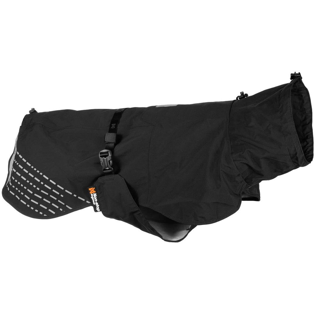 Non-stop dogwear Fjord Regenmantel, wasserdichte Hunderegenjacke, verstellbar und atmungsaktiv mit r