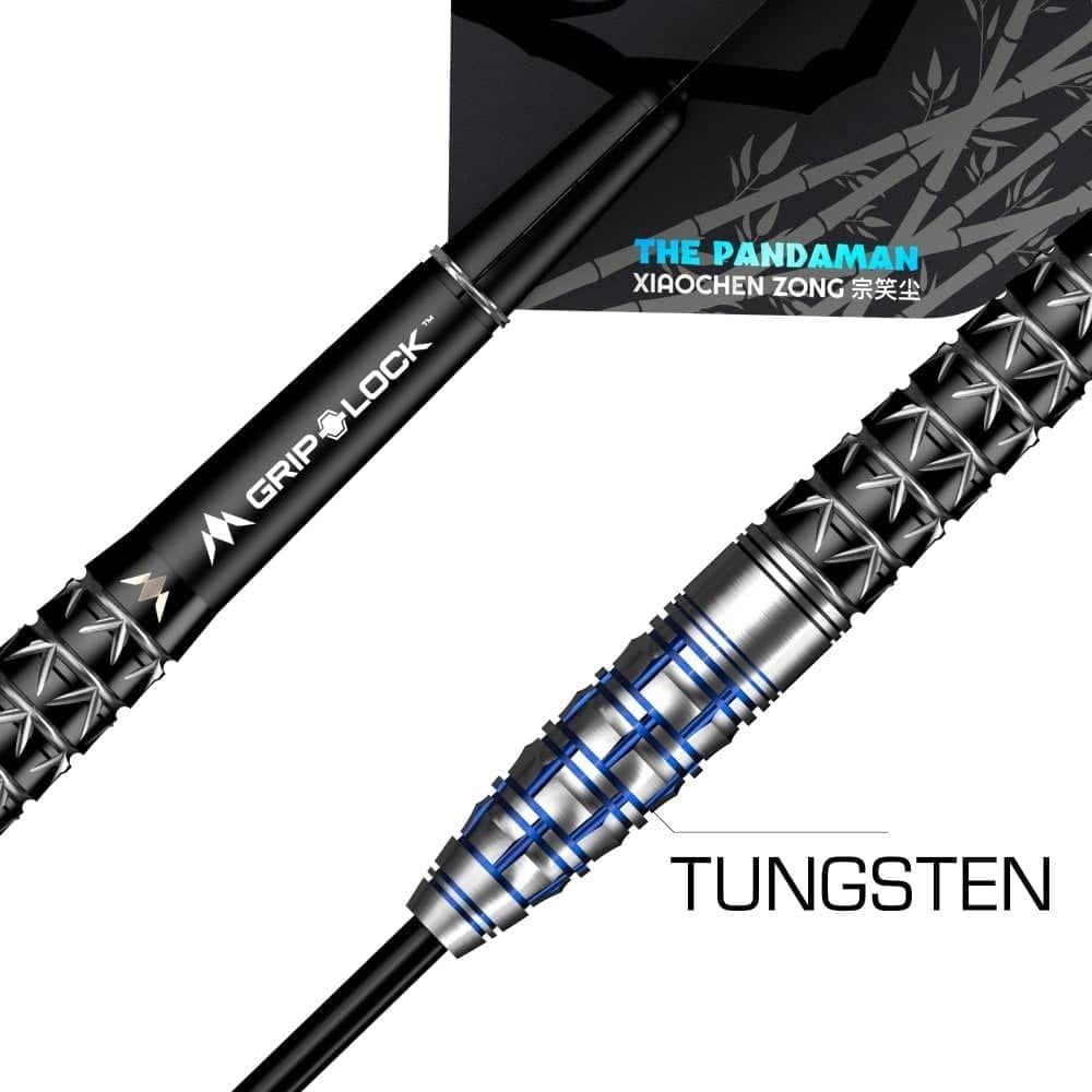 Mission Darts Xiaochen Zong The Panda Man | Dart-Set mit Premium 95% Tungsten Barrel und Stahlspitze