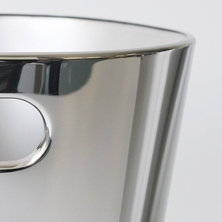 Alessi Bolly JM21 - Design Flaschenkühler aus Edelstahl, Glänzendpoliert, Edelstahl