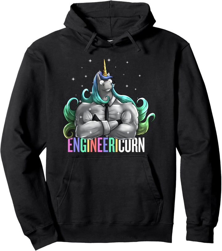 Ingenieur Einhorn EngineericornEngineering Lustiges Wortspiel Pullover Hoodie