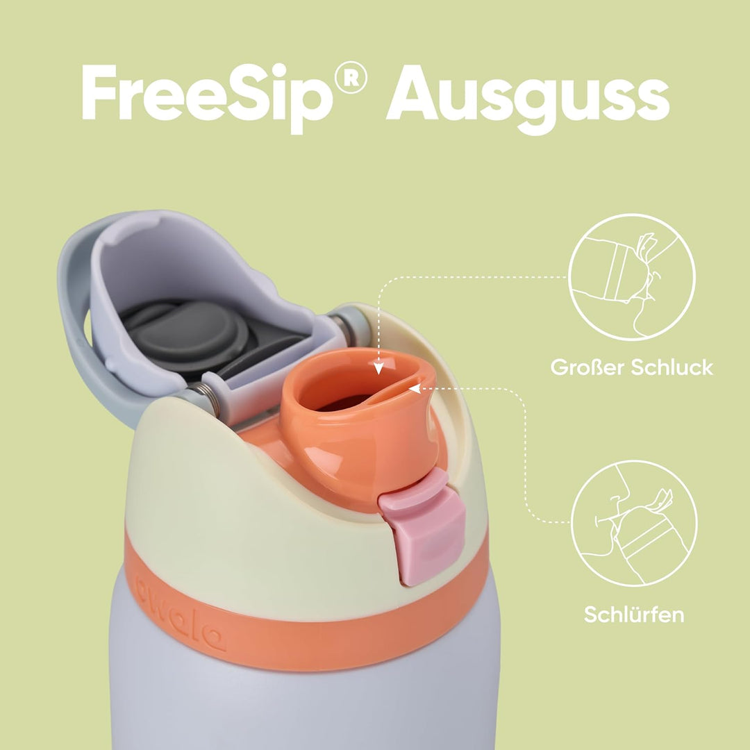 Owala FreeSip Isolierte Edelstahl Trinkflasche mit Strohhalm, 945 ml – BPA-frei, optimal für Sport,