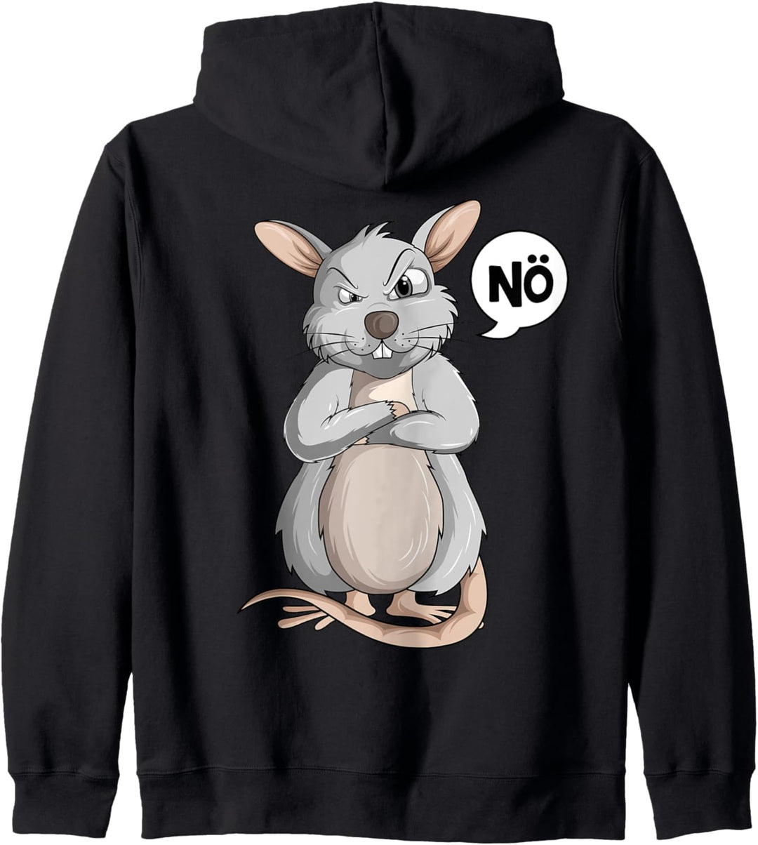 Ratten Nö Hausratten Ratte Kinder Mädchen Jungen Damen Kapuzenjacke