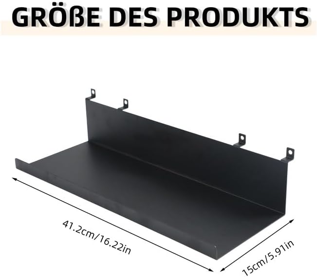 Regal für Akustikpaneele, 17,2 x 10 cm Wandregal für Akustikpaneele Akustikpaneele Zubehör Wandorgan