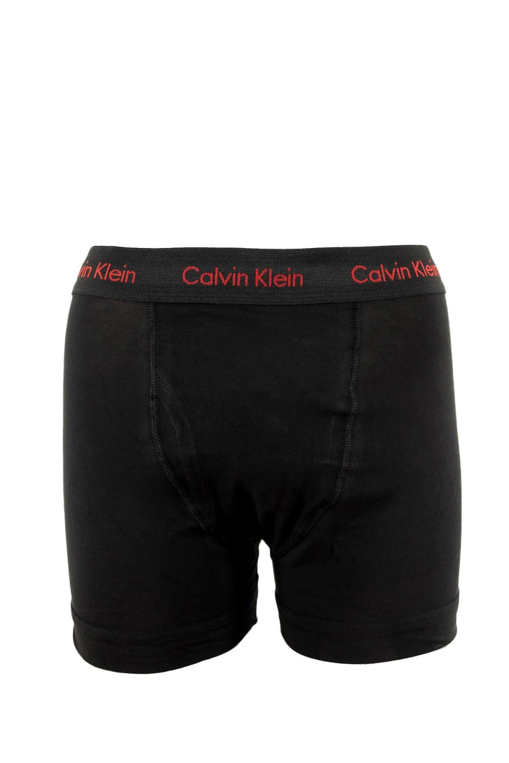 Calvin Klein 000nb2615a Herren S Schwarz (Black W/ Pompian Red Logos), S Schwarz (Black W/ Pompian R