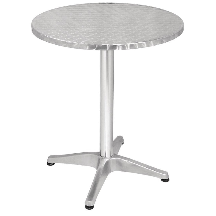 Bolero runder Bistrotisch Edelstahl 1 Bein 60cm 720(H) x 600(Ø)mm, 720(H) x 600(Ø)mm