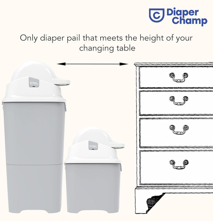 DiaperChamp 2108 Diaperpail, Windeleimer, rosa