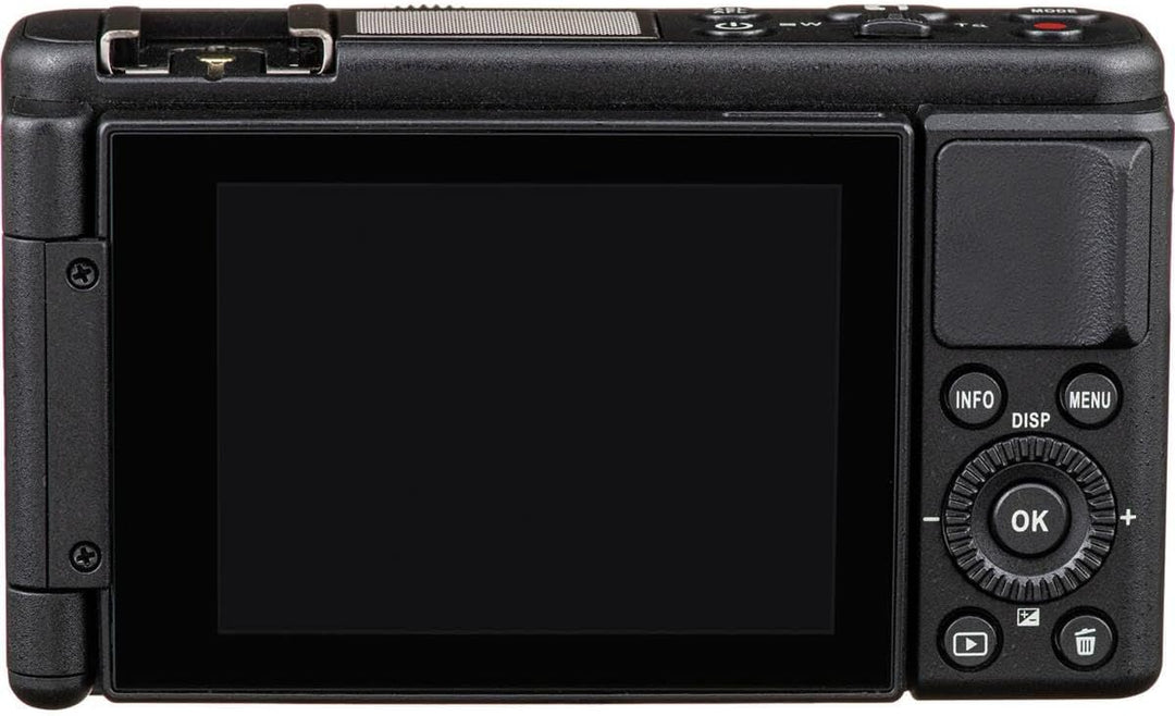 YASHICA City 300 Digitalkamera (schwarz) mit QuickFlash-Kamera-Taschenlampe