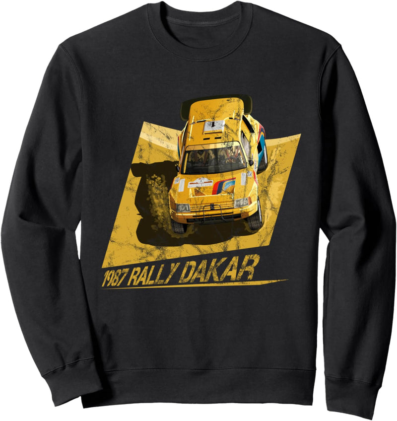 1987 Rallye Dakar Classic Oldtimer Rallye-Autodesign 80er Sweatshirt