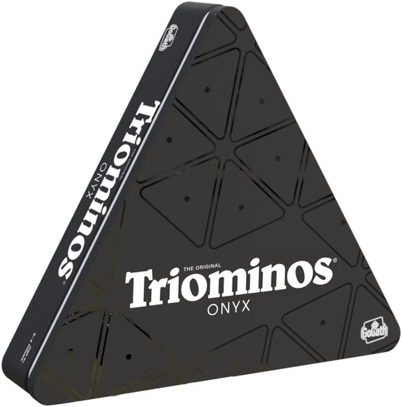 Triominos Onyx, Brettspiele ab 6 Jahren, Gesellschaftsspiele für 2 bis 4 Spieler, Spiele für Kinder