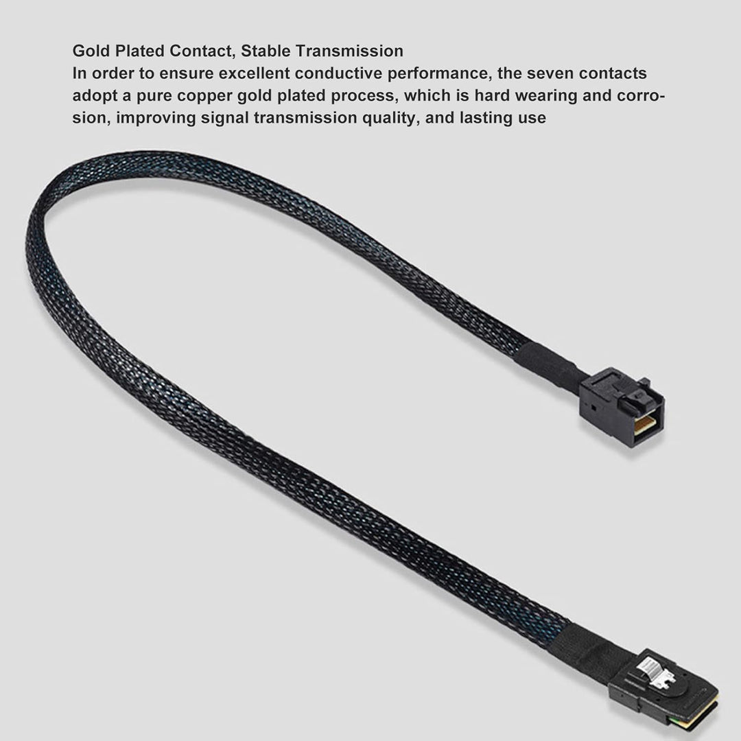 Elprico 12G Internes -SAS-HD-SFF-8643-zu-SFF-8087-Kabel, Internes -SAS-zu-SAS-Kabel, Verlustarmes, F