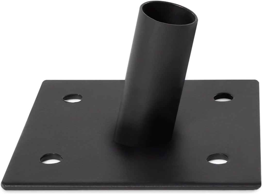 IDMarket - 2 Befestigungsstangen für Sonnensegel, Höhe 220 cm, Pfosten und Sockel aus Stahl