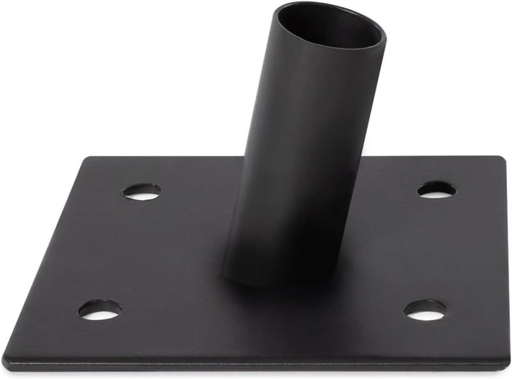 IDMarket - 2 Befestigungsstangen für Sonnensegel, Höhe 220 cm, Pfosten und Sockel aus Stahl