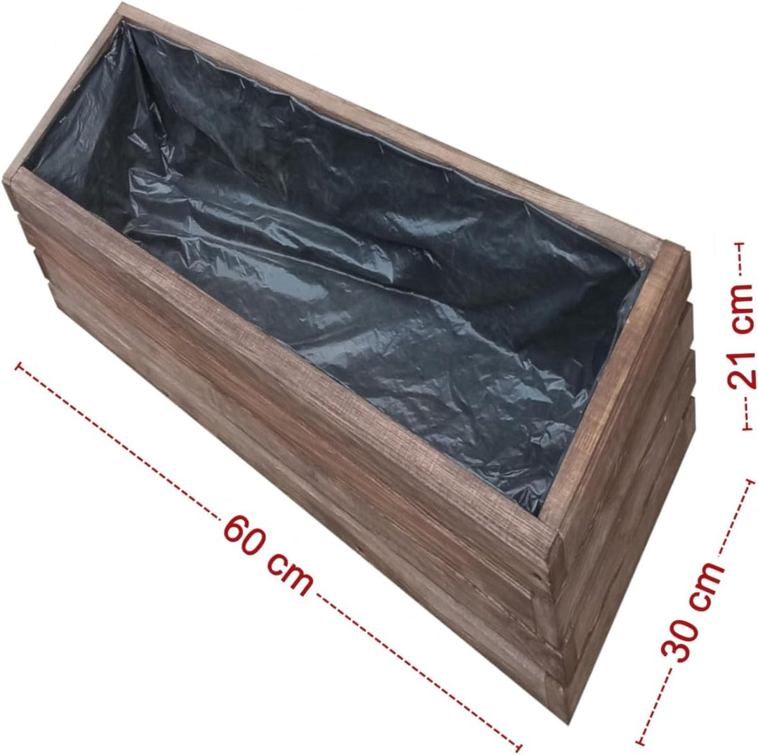 FKL DESIGN Home Deco NEU Pflanzkasten aus Holz TOP Pflanzkübel Garten Terrasse fertig montiert D2 Pa