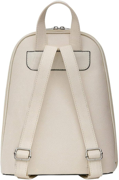 DOGO Vegane Damen Rucksack Tidy Bag - Go Back to Being Yourself Beige