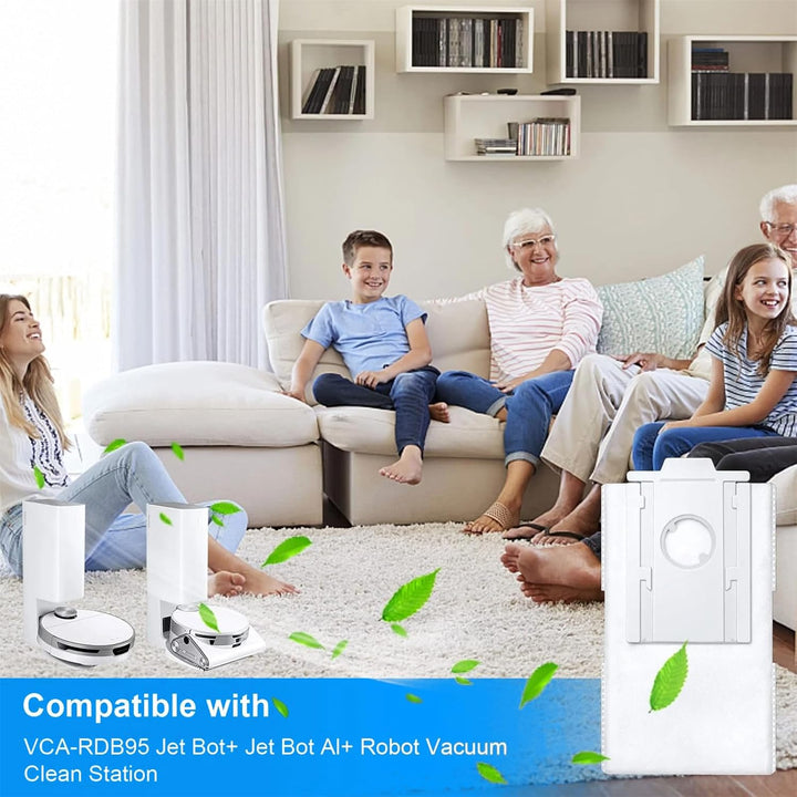 Ersatz-Staubsaugerbeutel für Samsung Jet Bot AI+/massgeschneiderte Jet Bot Combo 5-lagige Filtration