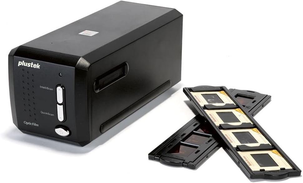 Plustek OpticFilm 8200i Ai 35mm Dia/Negativ Filmscanner (7200 dpi, USB) inkl. SilverFast Ai, 8200i A
