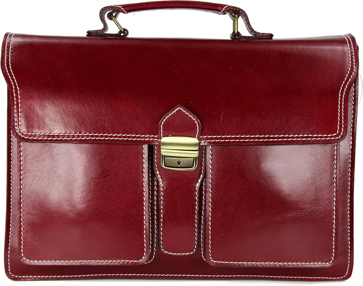 Belli Design Bag B italienische Leder Businesstasche Arbeitstasche Messenger Aktentasche Lehrertasch