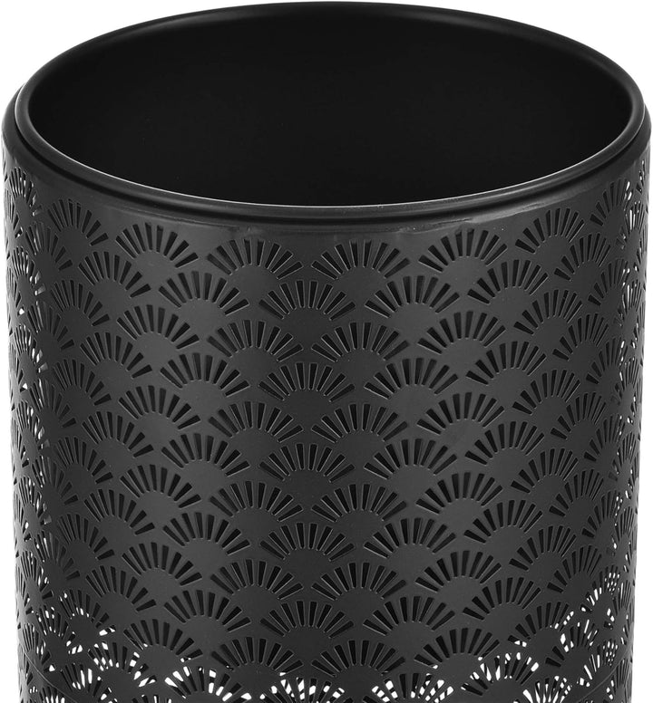 [en.casa] Pflanzständer Virton 2er Set Blumenständer-Set Pflanztopfhalter in 2 Grössen Metall Schwar