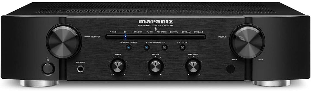 Marantz PM6007 HiFi Verstärker, Stereo Verstärker, 2x60W, optischer Eingang, Phono Eingang, Subwoofe