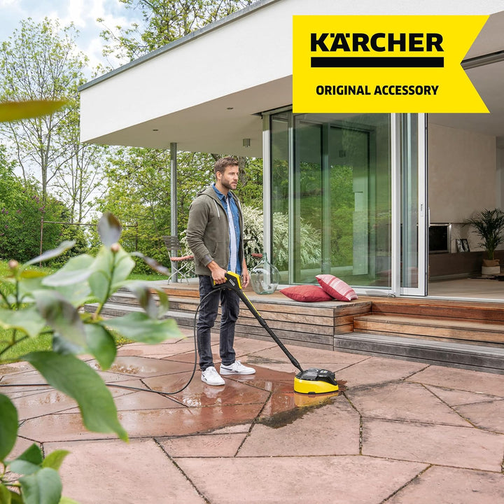 Kärcher Flächenreiniger T-Racer T 7 Plus & Rotierende Waschbürste WB 130, mit Universalbürstenaufsat