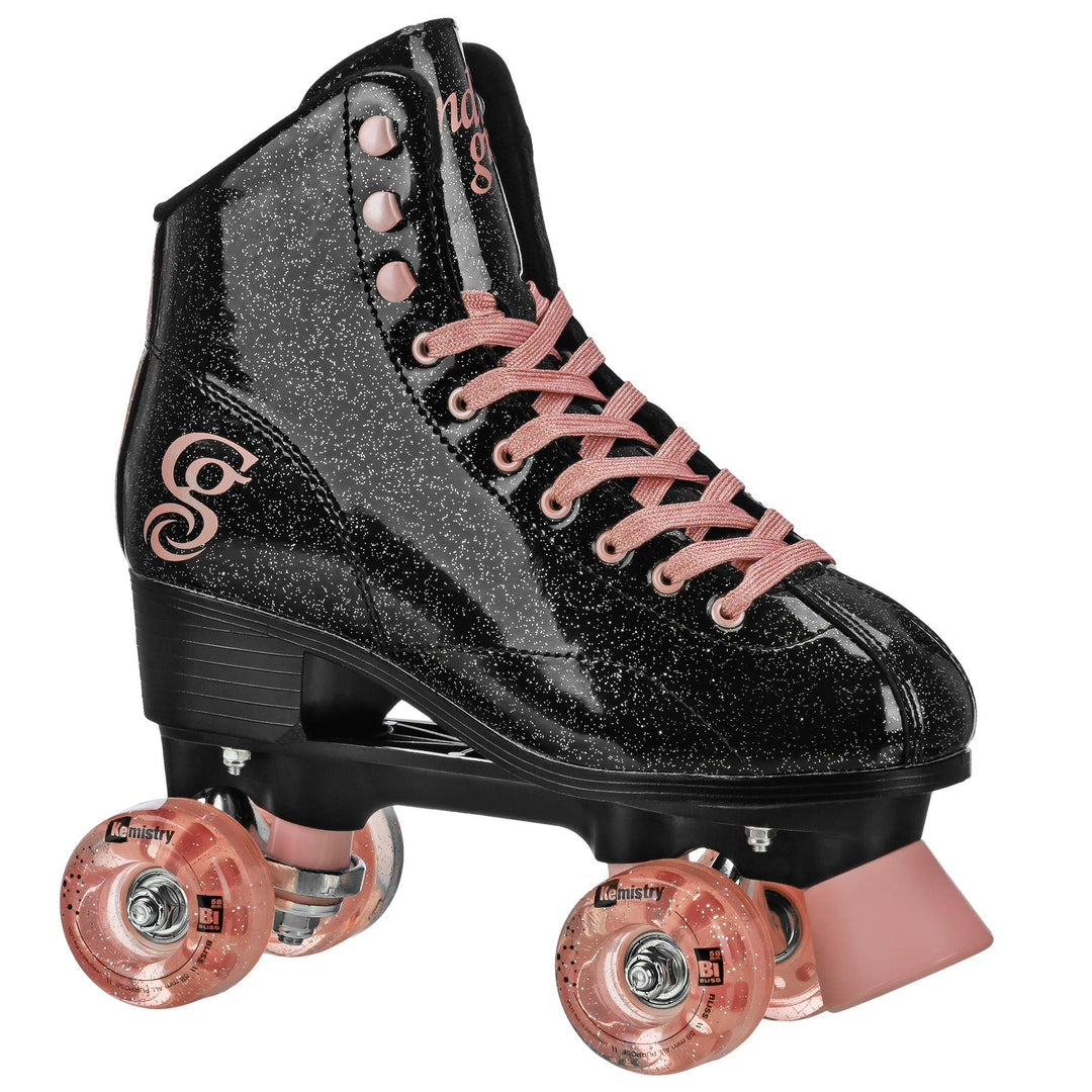 Candi GRL Sabina Rollschuhe, Bunte Freestyle-Rollschuhe Size 06 Schwarz, Chrom, Rosa, Size 06 Schwar