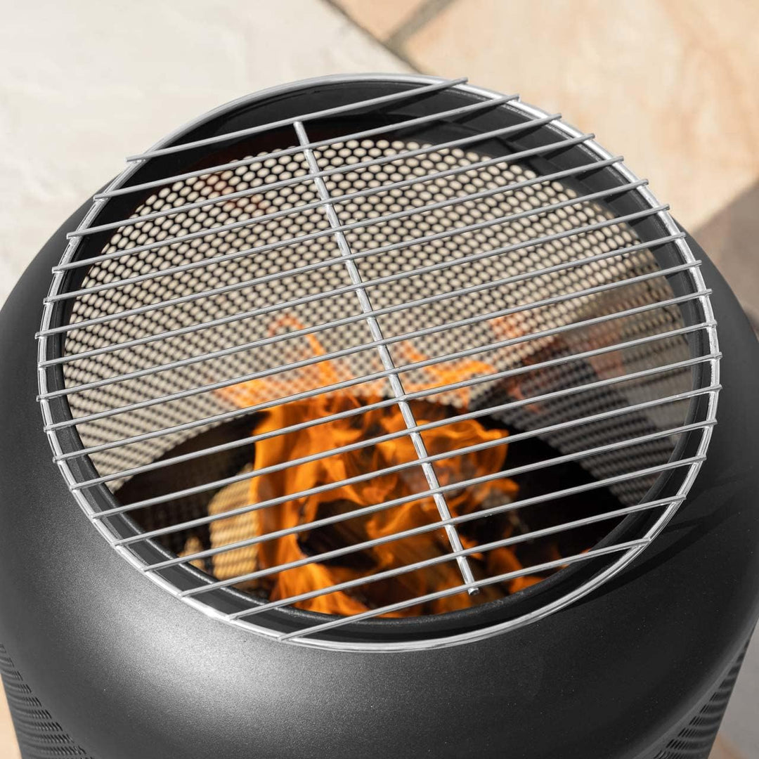 Harrier Outdoor Feuerschalen [5X Stilen] – Feuerschalen für den Garten | Geeignet für Holz & Kohle |