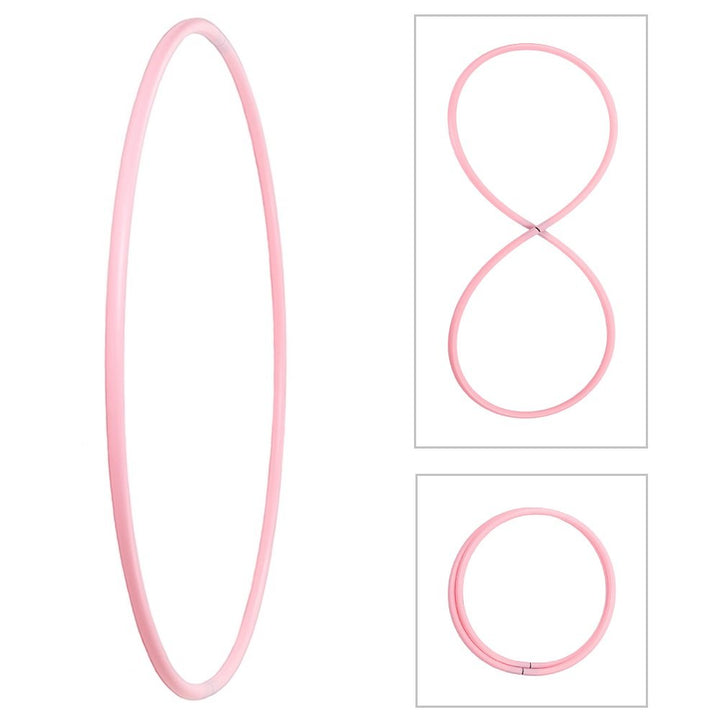 Faltbarer Hula Hoop, HDPE-20mm, farbig, Ø90/95/100/105cm Pink Ø105cm, Pink Ø105cm
