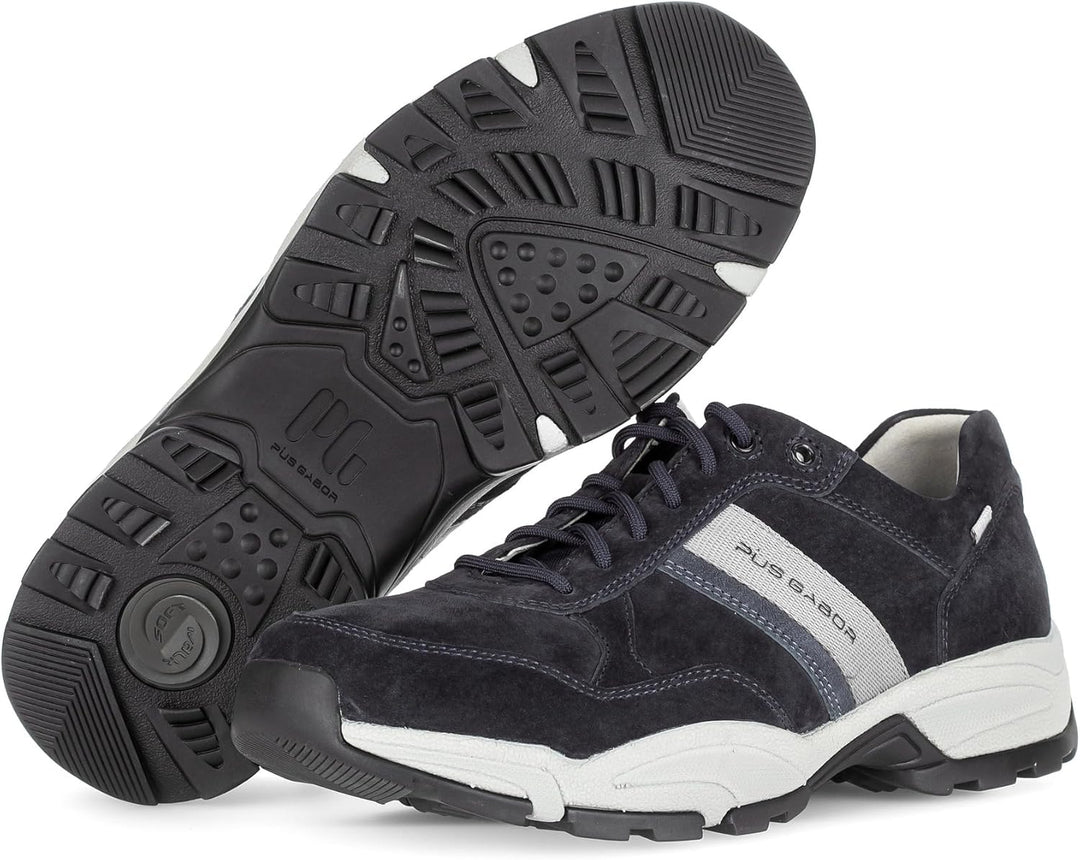 Pius Gabor Herren Sneaker Low, Männer Halbschuhe,Wechselfussbett 40 EU Midnight 35, 40 EU Midnight 3
