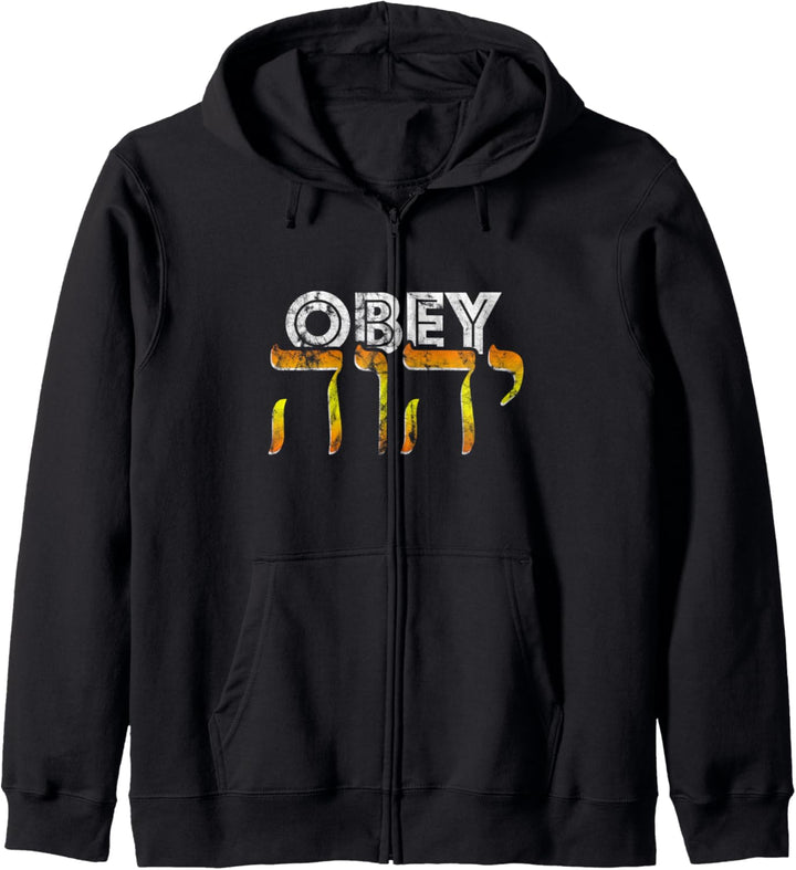 Obey Yah - Israelite Hebrew Statement Kapuzenjacke