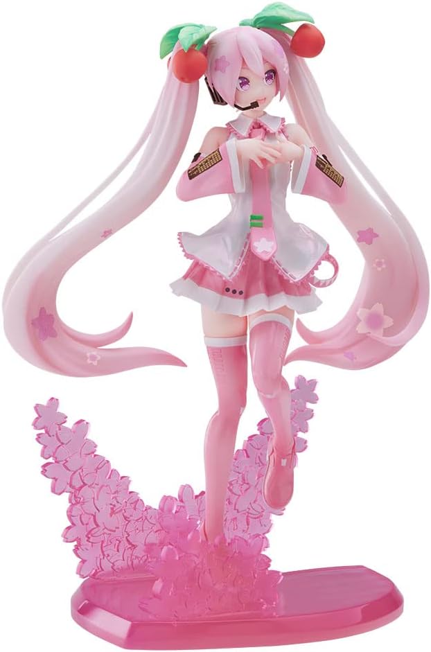 SEGA GOODS Hatsune Miku - Sakura Miku 2023 - Statuette Luminasta 21cm One Size Rosa, Weiss, One Size